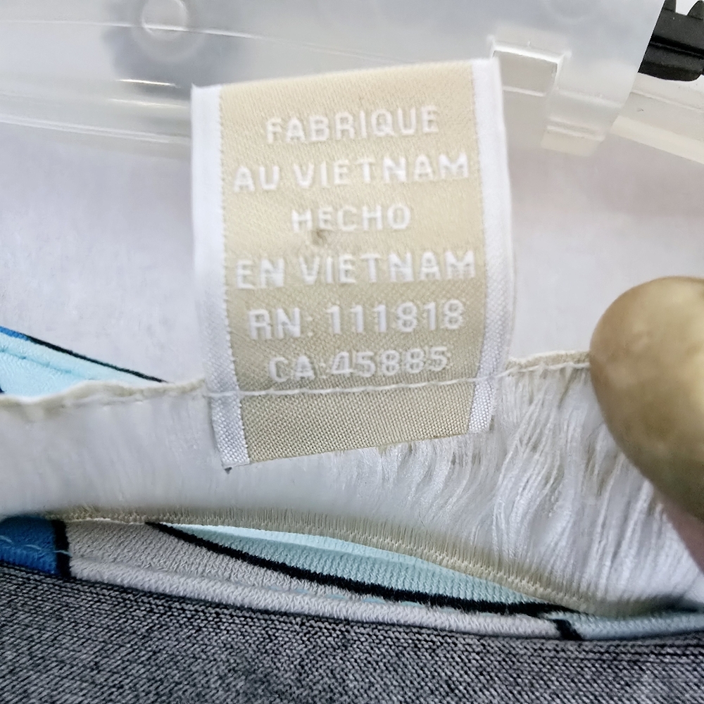 Michael Kors Women Sz OS Cover up Top adjust string neck poncho mod swirl print - Picture 6 of 11